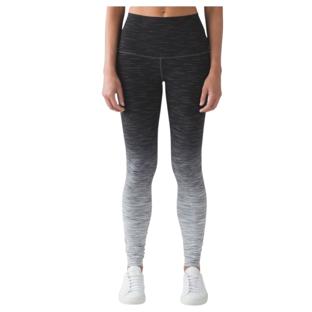 lululemon Wunder Under Hi-Rise Ombre Melange 31" Leggings 2 Space Dye
